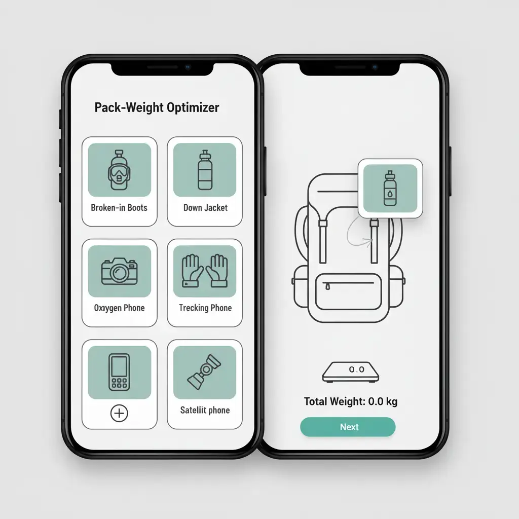 Pack-Weight Optimizer